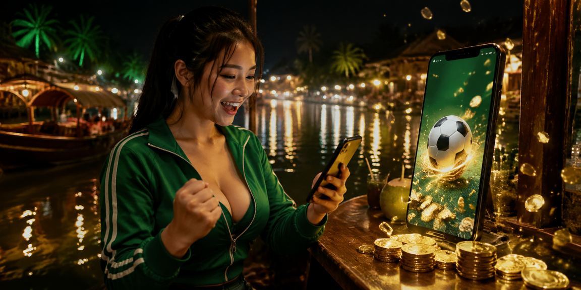 Người hâm mộ bóng đá đặt cược thể thao trực tuyến tại vùng sông Mê Kông