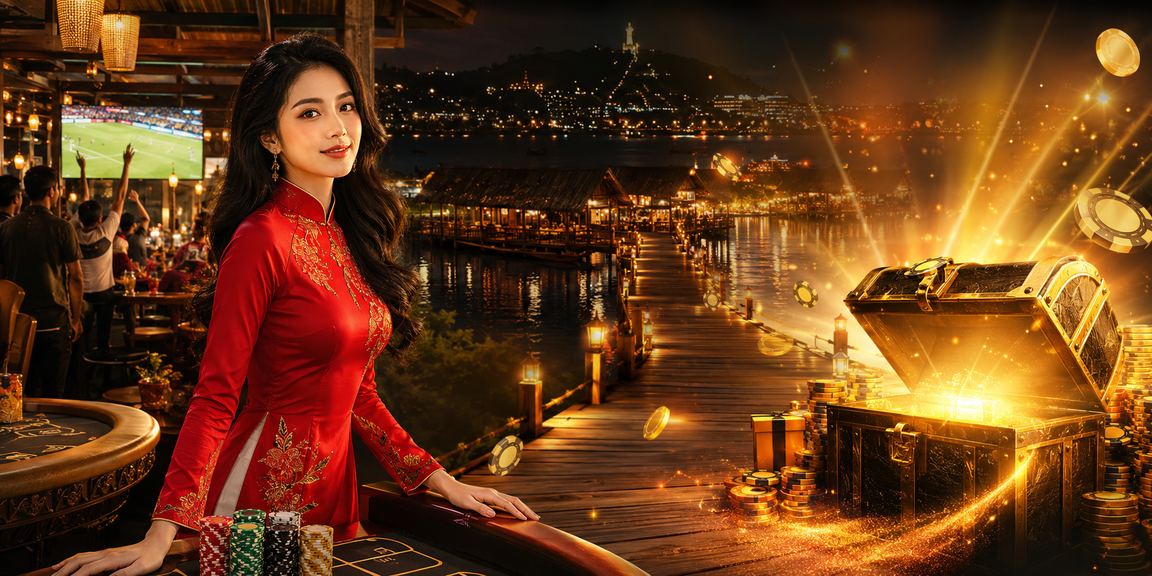 Thành viên VIP trong trang phục áo dài tham gia giải trí casino tại Vũng Tàu